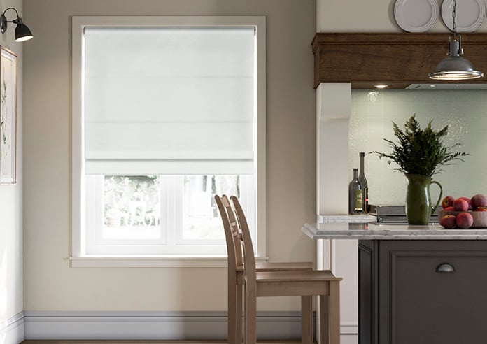 Odessa Velvet, Frost - Twist&Fit Roman Blind - Image 3